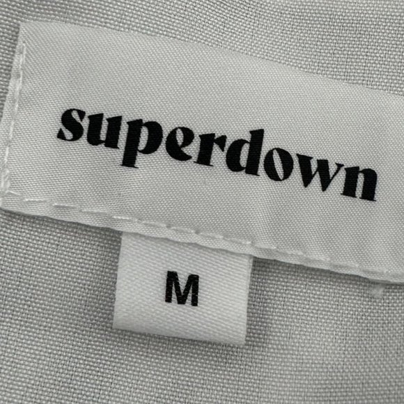 Sundown Mini Dress Lightweight Leopard Print Ruffled Slit V-Neck Spaghetti Strap - Picture 3 of 15